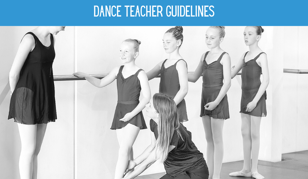 Dance Teacher Guidelines